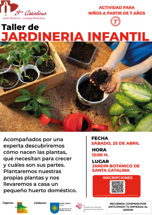 Taller de jardinería infantil