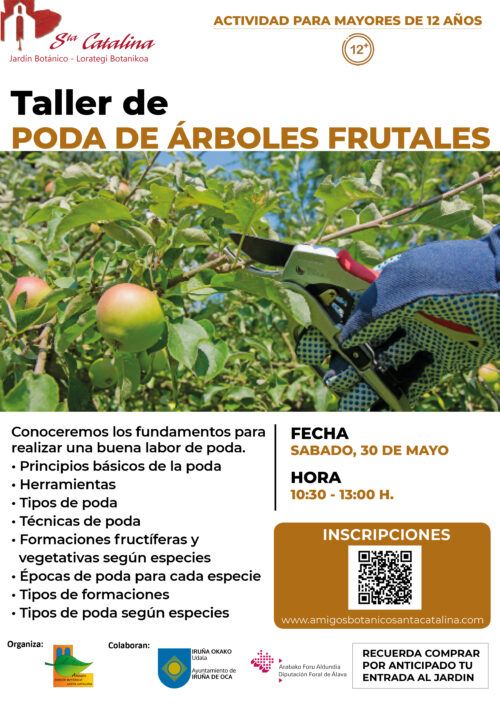 Taller poda de árboles frutales